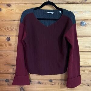 Vince Colorblock 100% Cashmere Pullover Size Small